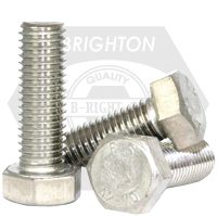 Brighton Best - M12-1.75x200 MM (PT) DIN 931 - METRIC HEX HEAD BOLT COARSE STAIN A2 | 830580