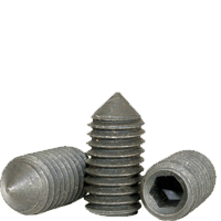BBI - M5-0.80x6mm - Metric Grub (socket Set) Screw Cone Point 45h Thermal Black Oxide ISO | 831046
