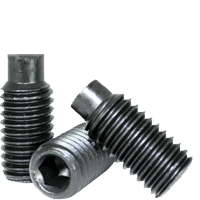 BBI - M10-1.50x50mm - Metric Grub (socket Set) Screw Dog Point 45h Thermal Black ISO 4028 | 833157