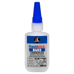 Chemtools - Instant Adhesive (8403), Multiple Substrates, Low Odour/Low Bloom, 50g | 8403-50
