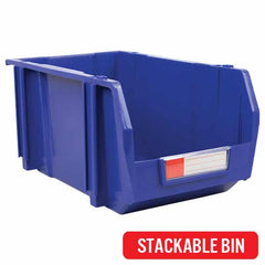 Richmond Rolling Solutions - Plastic Parts Tray 215 x 371 x 174mm Blue Color | 337PK-008BLU