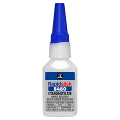 Chemtools - Instant Adhesive (8480), Impact Resistant, Black Rubber Toughened, 25ml | 8480-20