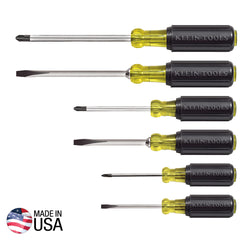 Klein Tools - SCREWDRIVER SET CUSHION GRIP 6-PIECE | A-85074