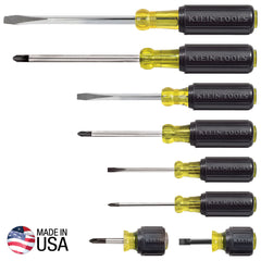 Klein Tools - 8-PIECE CUSHION-GRIP SCREWDRIVER SET | A-85078
