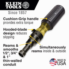 Klein Tools - CONDUIT-FITTING AND REAMING SCREWDRIVER | A-85191