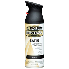 Rust-Oleum  - Universal Satin Black - Spray 340g | 245197