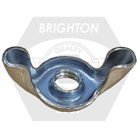 Brighton Best - 5/16"-18 - TYPE A,LIGHT SERIES WING NUTS,COLD FORGED, COARSE LOW CARBON ZINC CR+3 | 863166