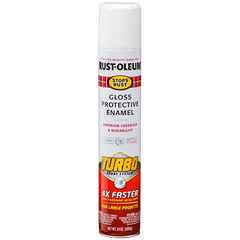 Rust-Oleum  - Stops Rust Gloss White - Turbo Spray 680G | 334133