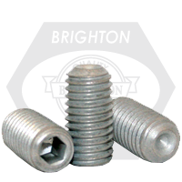 Brighton Best - #0-80x1/16" - IMPERIAL GRUB (SOCKET SET) SCREW CUP POINT ZINC-BAKE CR+3 UNF | 873001