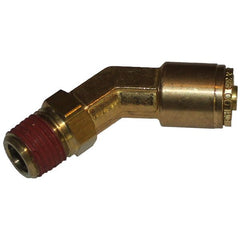 IFS - 1/2x1/4 Air Brake Push-In Swivel 45 Deg Male Elbow | 88-005DS-0804