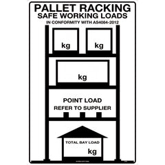 Uniform Safety Signs - 600x400mm - Poly - Pallet Racking Signage | 889LP