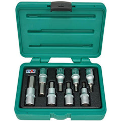 Trax - 8pc 1/2" Drive SAE Hex Bit Socket Set | ARX-SB4008HXBS