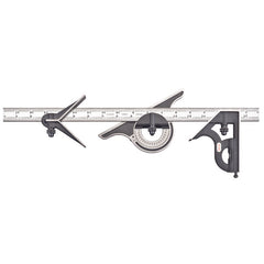 Starrett - Combination Set w/Cast Iron Head 18in 4R Grad | 9-18-4R