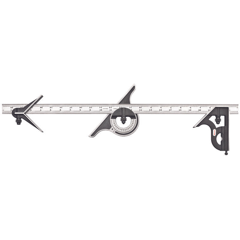 Starrett - Combination Set w/Cast Iron Head 24in 4R Grad | 9-24-4R