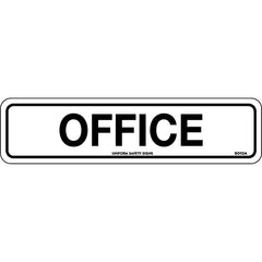 Uniform Safety Signs - 300x100mm - Self Adhesive - Office | 901OMA