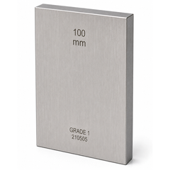 Precision Specialty Tools - Gauge Block Calibration Grade 1 Metric 100mm Single Piece | GBMM100