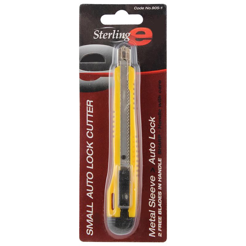 Sterling Yellow Plastic Auto-Lock Cutter 9Mm