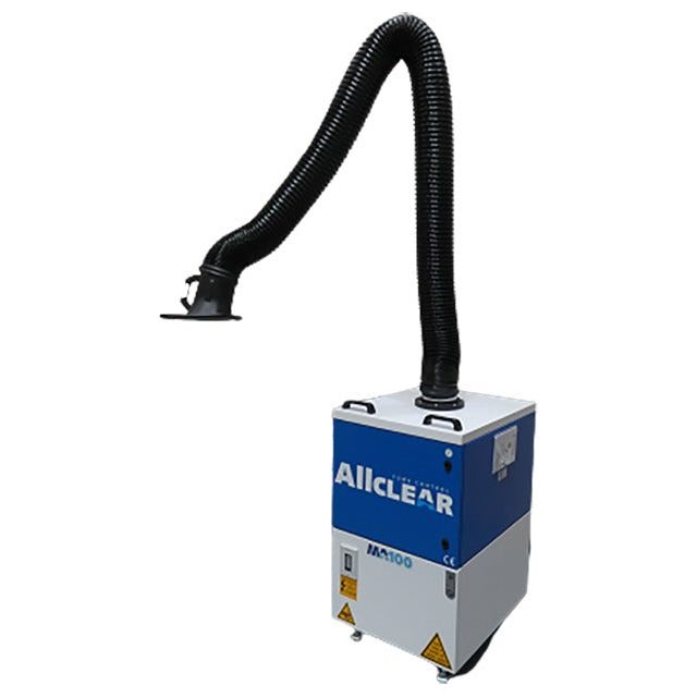 Weldclass - Fume Extractor Mobile ALLCLEAR MA100 1ph/230V Single 3m Arm Manual-Clean | 91100MA1