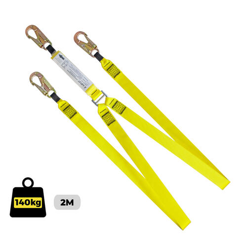 Austlift - Lanyard Double Web 2M Double Action Snap Hook | 915056
