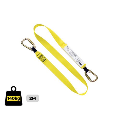 Austlift - Lanyard Single Web 2M Triple Action Karabiners | 915085