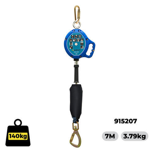 Austlift - Inertia Reel Sharp Edge Wire Rope 7M | 915207