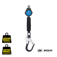 Austlift - Micron Sharp Edge Resistant 2M with Swivel Alloy Scaffold Hook Load indicator Equipped | 915347