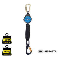 Austlift - Micron Sharp Edge Resistant with T/A karabiner 2M with Swivel Alloy Hook Load indicator Equipped | 915348TA