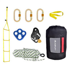 Austlift - Webbing rescue ladder with kern mantle rope, rope grab and karabiners complete in bag | 915430