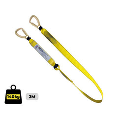 Austlift - Lanyard Single Webbing with Triple Action Hooks Complies AS 1891.5 | 916105