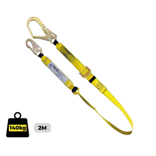 Austlift - Lanyard Single Adjustable with Scaffold/Snap Hook Complies AS1891.5 | 916111