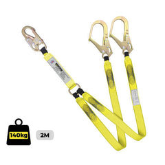 Austlift - Lanyard Double Webbing Snap/Scaffold Hook Complies AS1891.5 | 916122