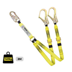 Austlift - Lanyard Double Adjustable Snap/Scaffold Hook Complies to AS 1891.5 | 916126