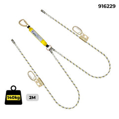 Austlift - Kernmantle Rope Sharp Edge Double Adjust T/A Snap Hook Triple Action hooks Complies with AS 1891.5 | 916229AT