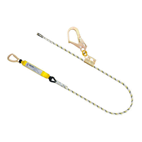 Austlift - Kernmantle Rope Single Adjust Sharp Edge with T/A Snap Hook and Scaffold Hook Complies with AS 1891.5 | 916231
