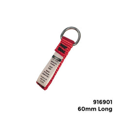 Austlift - Tool Connector Webbing D Ring 20mm wide 11.5cm long SWL 1kg Complies with ANSI/ISEA121-2018 10/BAG | 916902