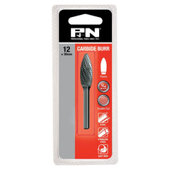 P&N - Burr Carb Flame Dbl-Cut 1/4-Shk 1/2In P&N | 918FM1230S