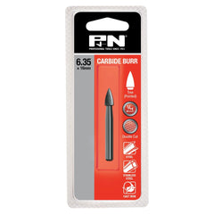P&N - Burr Carb Tree Pointed Dbl-Cut 1/4-Shk 1/4In P&N | 918TP0618S