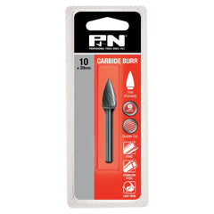 P&N - Burr Carb Tree Pointed Dbl-Cut 6mm-Shk 3/8In P&N | 918TP10206