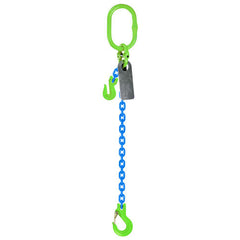 Austlift - Grade 100 Chain Sling 13mm 1leg Effective Length C/W Clevis Type Grab Shortner And Clevis Sling Hook Tested 3m | 923313