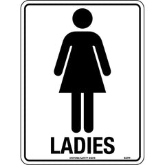 Uniform Safety Signs - 240x180mm - Self Adhesive - Ladies | 927DA