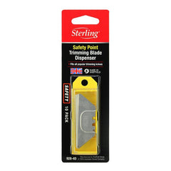 Sterling Heavy Duty Bull Nose Blade In Dispenser (X10)