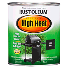 Rust-Oleum  - High Heat Satin Bbq Black - Gallon 3.78L | 233967