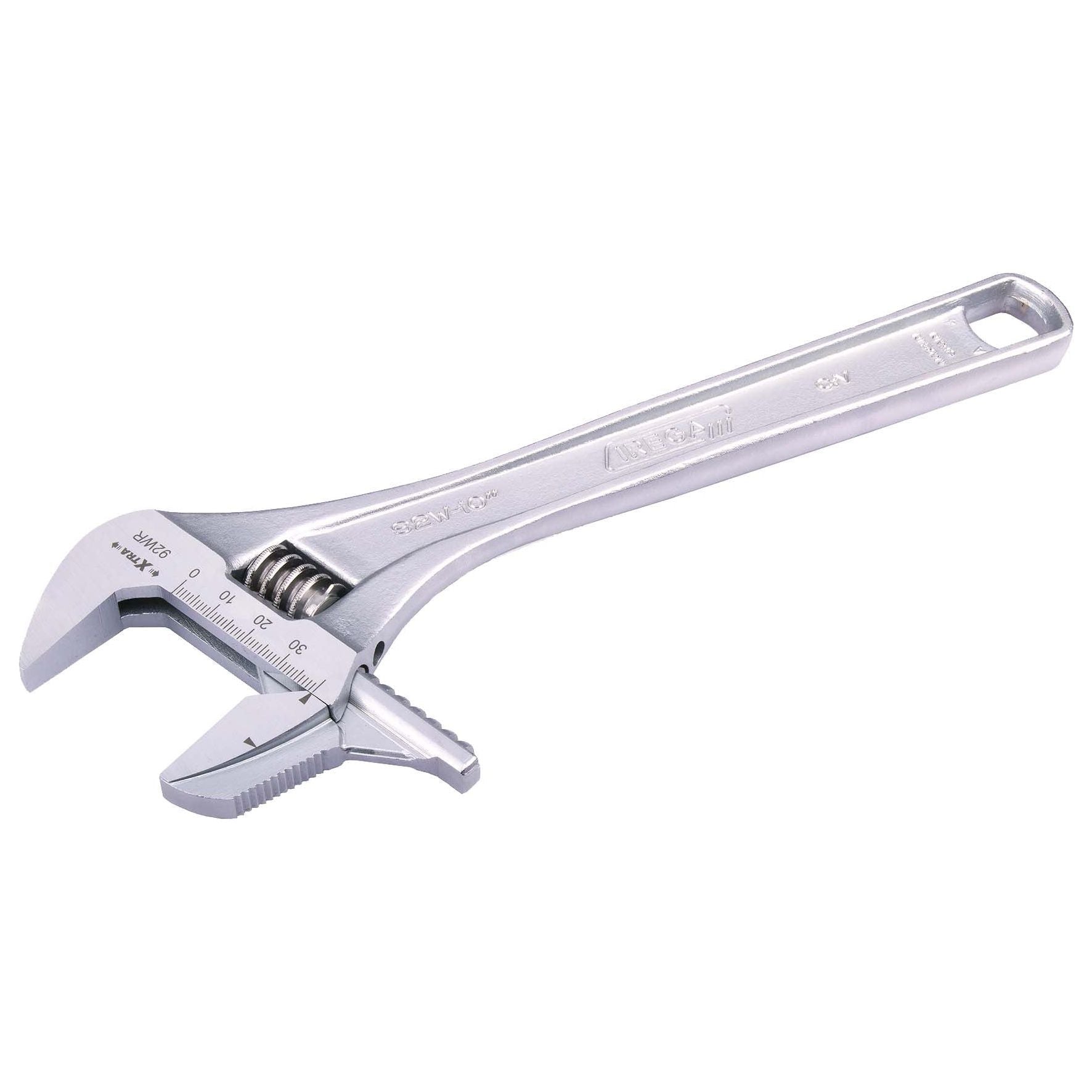Garrick Herbert - Irega Reversible Adjustable Wrench Chrome Style 92 Wide | 92WR Size - Jaw Opening