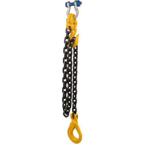 Austlift - G80 10mm Chain x 1.5m C/W Clevis Self Locking Hook and Shackle | 931017