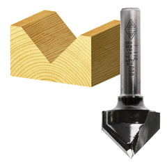 Carbitool - Vee Groove Bit 31.3 X 90 Deg Tct 1/2 Shk | T 128 1/2