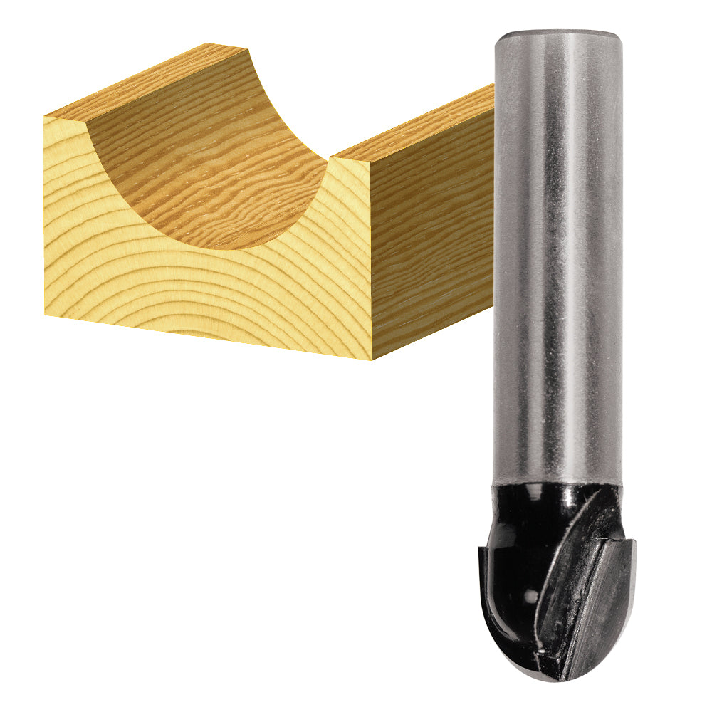 Carbitool - Core Box Bit 19mm Tct, 2 Flt 1/2 Shk | T 424 1/2