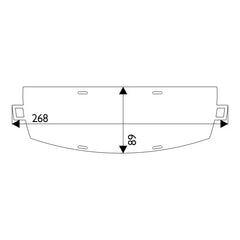 Weldtronic - Grinding Visor 268x89 Pk.5 (UMLPL) | CL26889-5