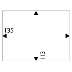 Weldtronic - Lens Outer 135x113 Pk.5 (235655) | CL135113-5