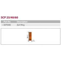 Weldtronic - PE106 Swirl Ring | 60028