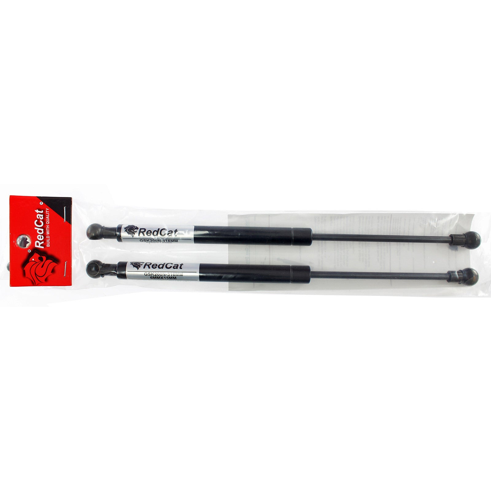 Red Cat - Gas Strut 6X15 - 316 mm - 200N | GSK200N-316MMRC